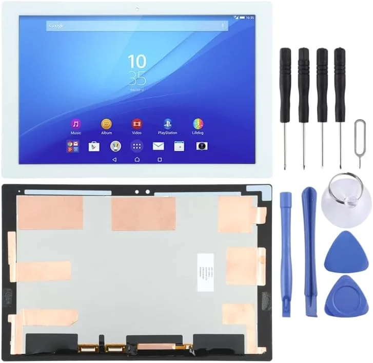 قطعات تعمیر موبایل YMJUS صفحه نمایش LCD تبلت سونی Z4 / SGP771 به همراه تاچ و فریم کامل
