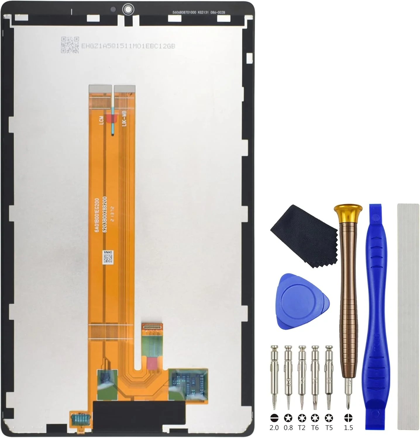 صفحه نمایش کامل تبلت مشکی، تاچ و ال سی دی جایگزین برای (نسخه وای فای) سامسونگ گلکسی تب A7 لایت SM-T220 8.7 اینچ به همراه کیت ابزار