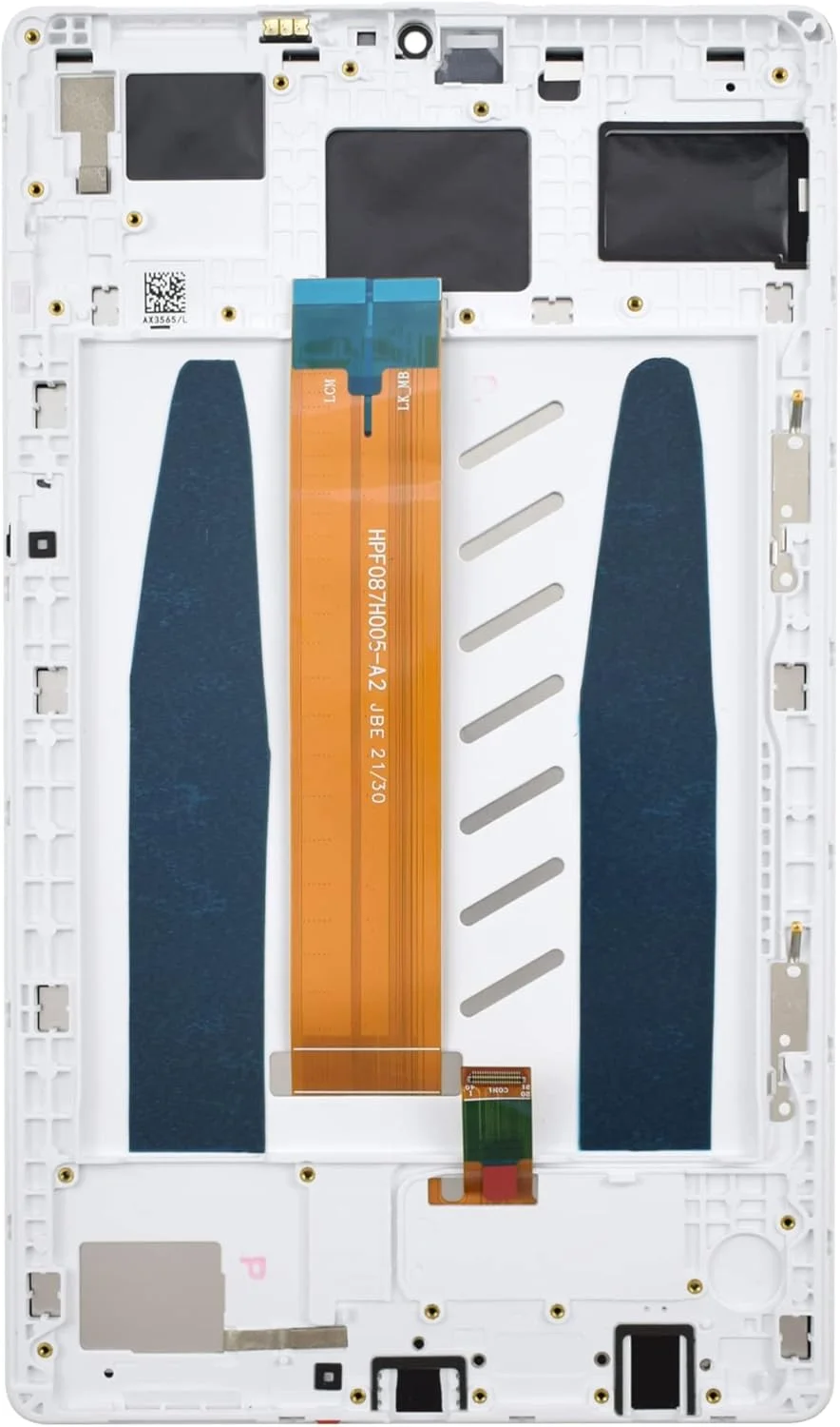 مجموعه صفحه نمایش دیجیتایزر با فریم جایگزین برای تبلت سامسونگ گلکسی تب A7 لایت SM-T220 سفید