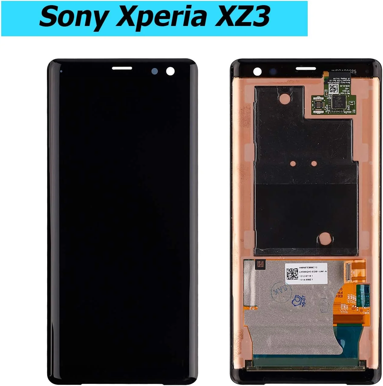صفحه نمایش OLED جایگزین Vvsialeek سازگار با گوشی سونی اکسپریا XZ3 مدل H9436 H8416 H9493 سایز 6.0 اینچ، مجموعه صفحه لمسی LCD به همراه ابزار