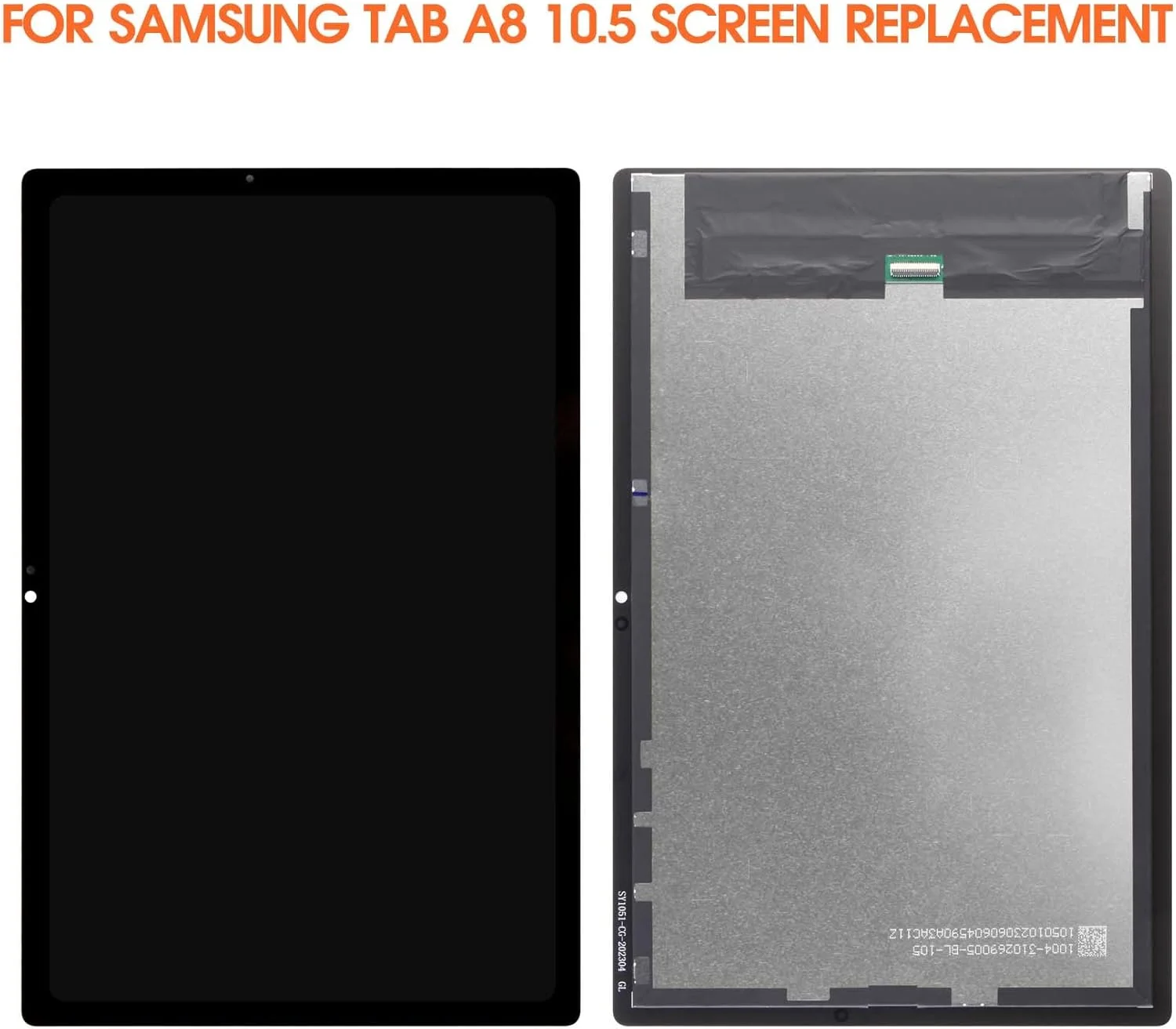 تعویض صفحه نمایش تبلت سامسونگ گلکسی تب A8 10.5 (2021) مدل X200، نمایشگر LCD مدل SM-X200 SM-X205، تاچ اسکرین دیجیتایزر، مجموعه کامل، همراه با ابزار (مشکی)