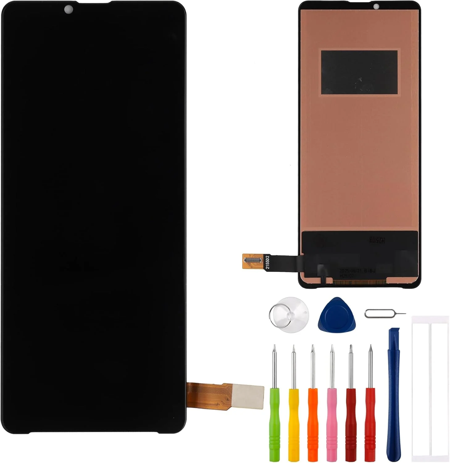 صفحه نمایش جایگزین سازگار با گوشی سونی اکسپریا 10 III مدل SO-52B با صفحه لمسی ال سی دی 6.0 اینچی به همراه ابزار