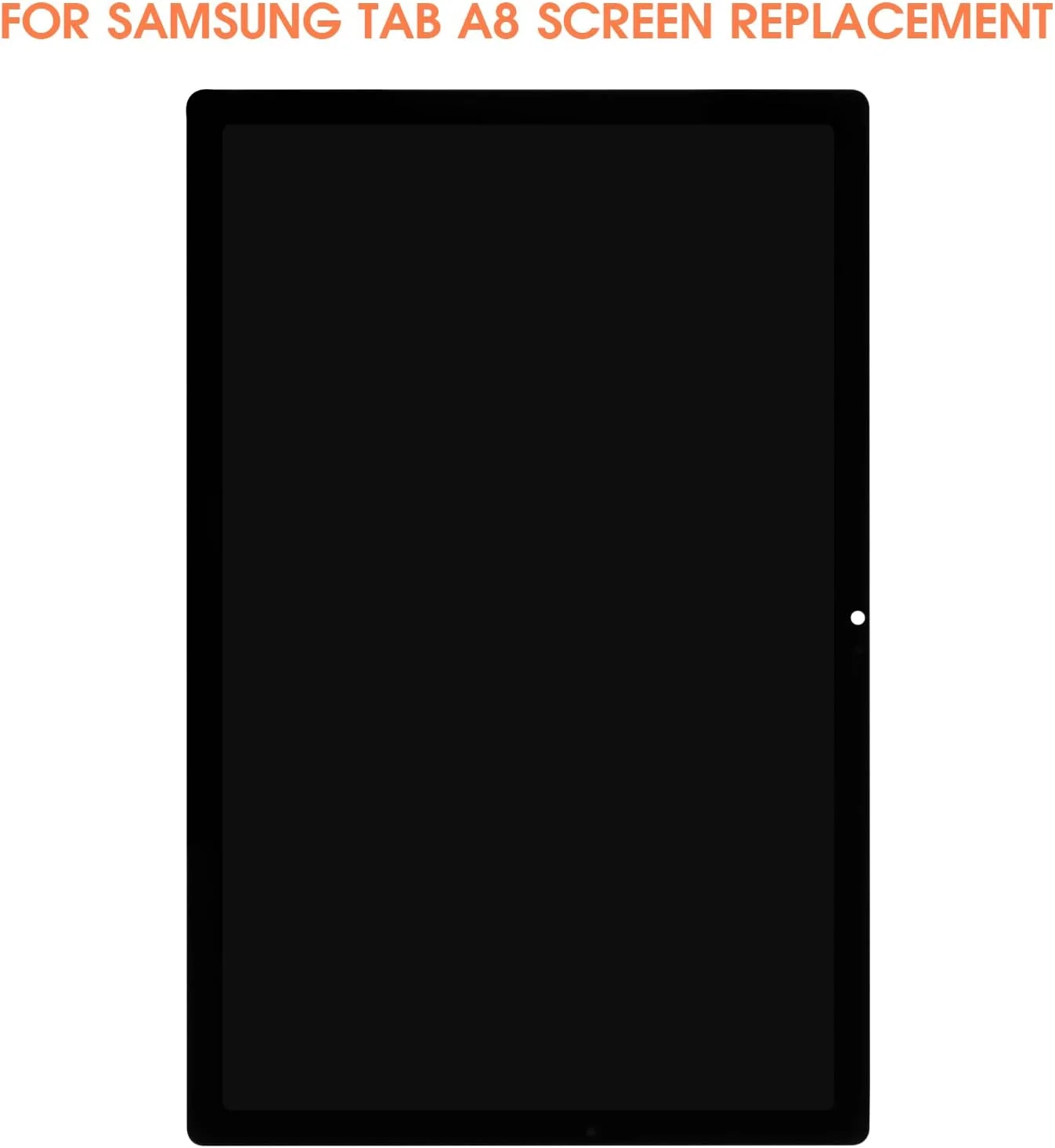 تعویض صفحه نمایش تبلت سامسونگ گلکسی A8 مدل SM-X200 SM-X205 به همراه ابزار تعمیر (مشکی، 10.5 اینچ)