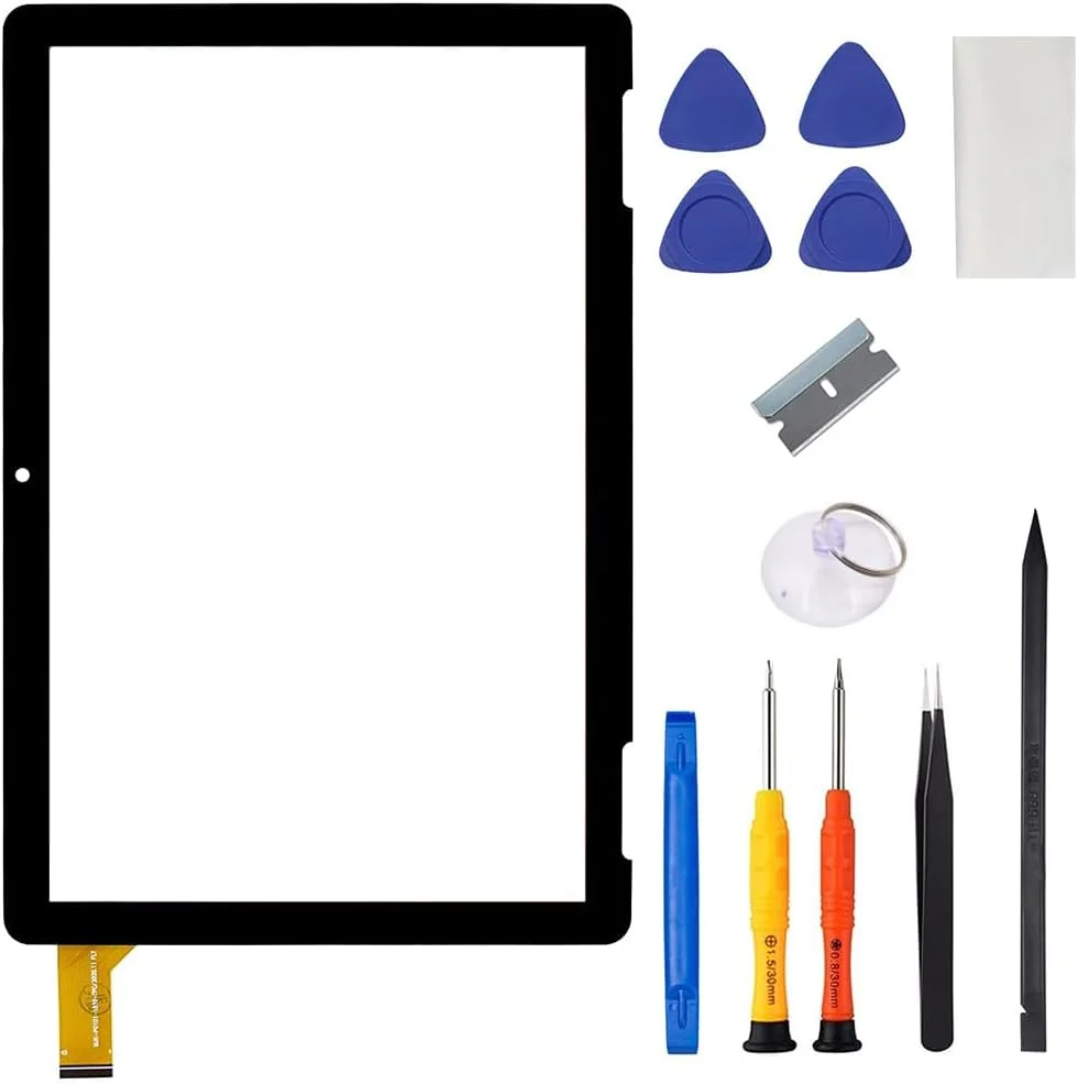 تعویض صفحه نمایش تبلت 10.1 اینچی Onn مدل 2APUQW1027 مدل 100011886، شیشه جلویی لمسی