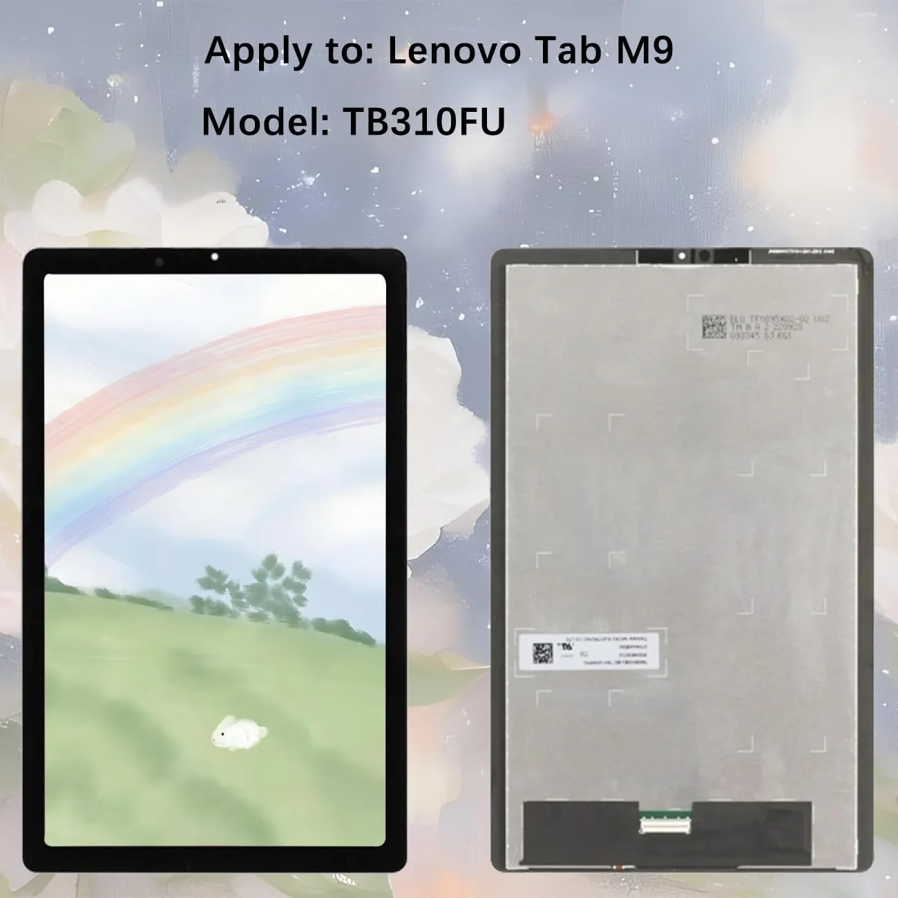 صفحه نمایش تبلت لنوو تب M9 نه اینچی مدل TB310FU به همراه کیت تعویض