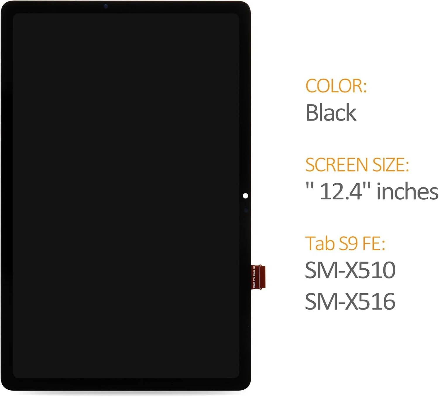 صفحه نمایش LCD جایگزین تبلت A-MIND Galaxy S9 FE 10.9 اینچی برای Samsung S9 FE SM-X510 SM-X516B، مجموعه دیجیتایزر صفحه لمسی، قطعات تعمیر شیشه