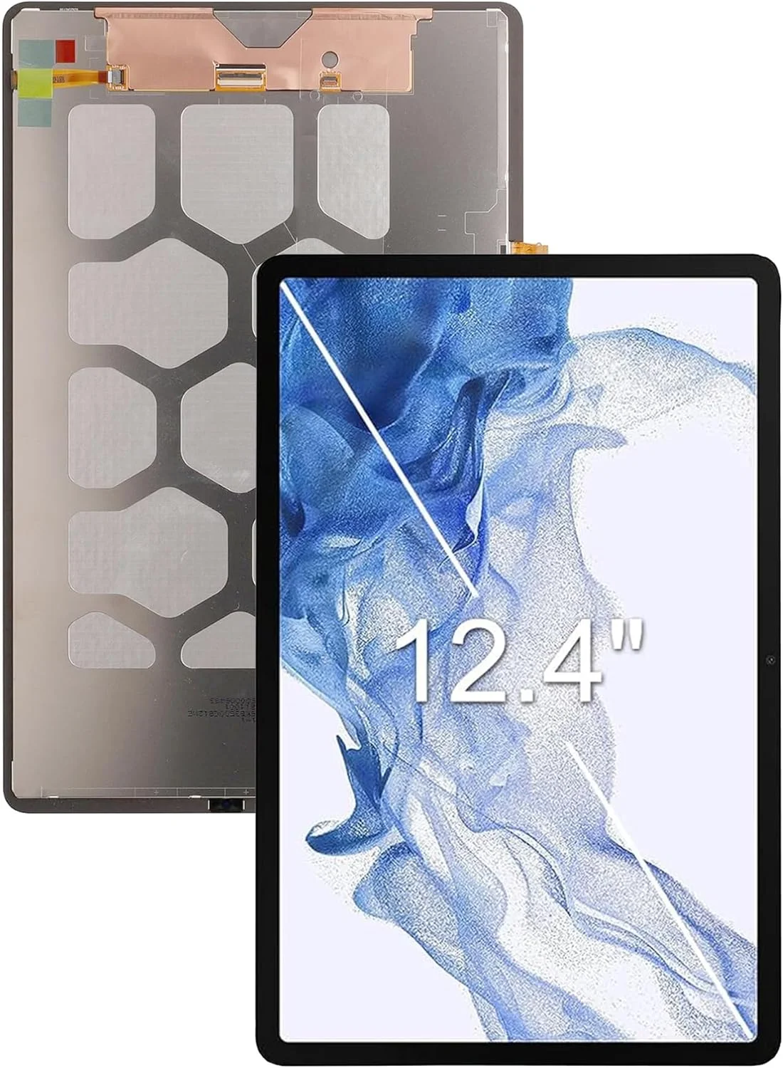 تعویض صفحه نمایش LCD تبلت گلکسی تب S9 FE پلاس برای تبلت سامسونگ گلکسی تب S9 FE+ (SM-X610 SM-X616)، صفحه لمسی دیجیتایزر LCD، مجموعه جایگزین، 12.4 اینچ، مشکی