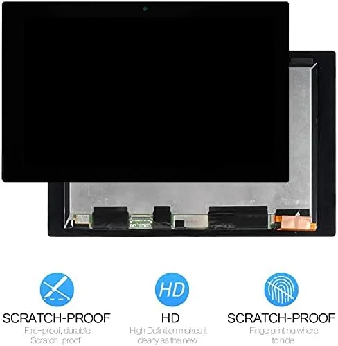 A-MIND صفحه نمایش LCD جایگزین تبلت Sony Xperia Z2 مدل SGP561 SGP511 SGP512 به همراه تاچ پنل، دیجیتایزر، سنسور ماتریس و کیت کامل شیشه ای با ابزار رایگان
