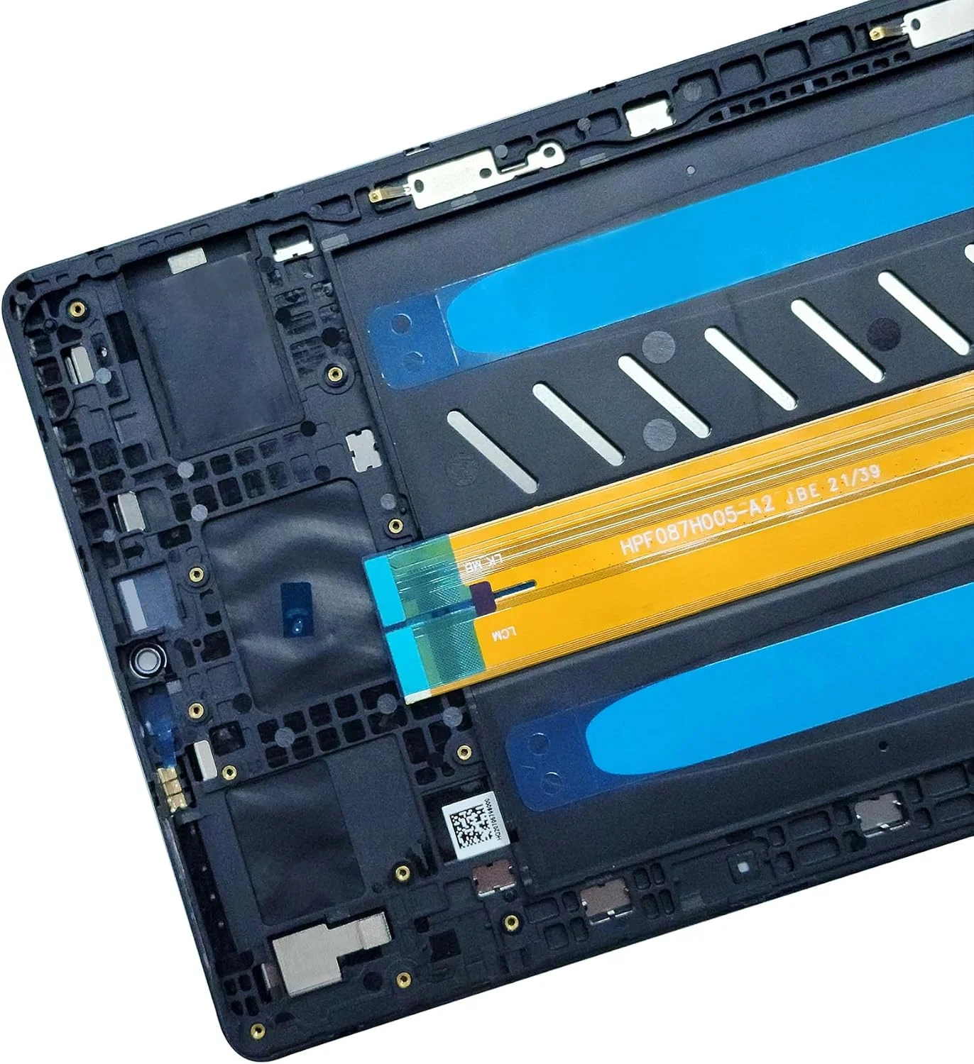 مجموعه تعویض صفحه نمایش ال سی دی و دیجیتایزر لمسی ایگل وایرلس با قاب مناسب برای Samsung Galaxy Tab A7 Lite SM-T220 SM-T227U + ابزار