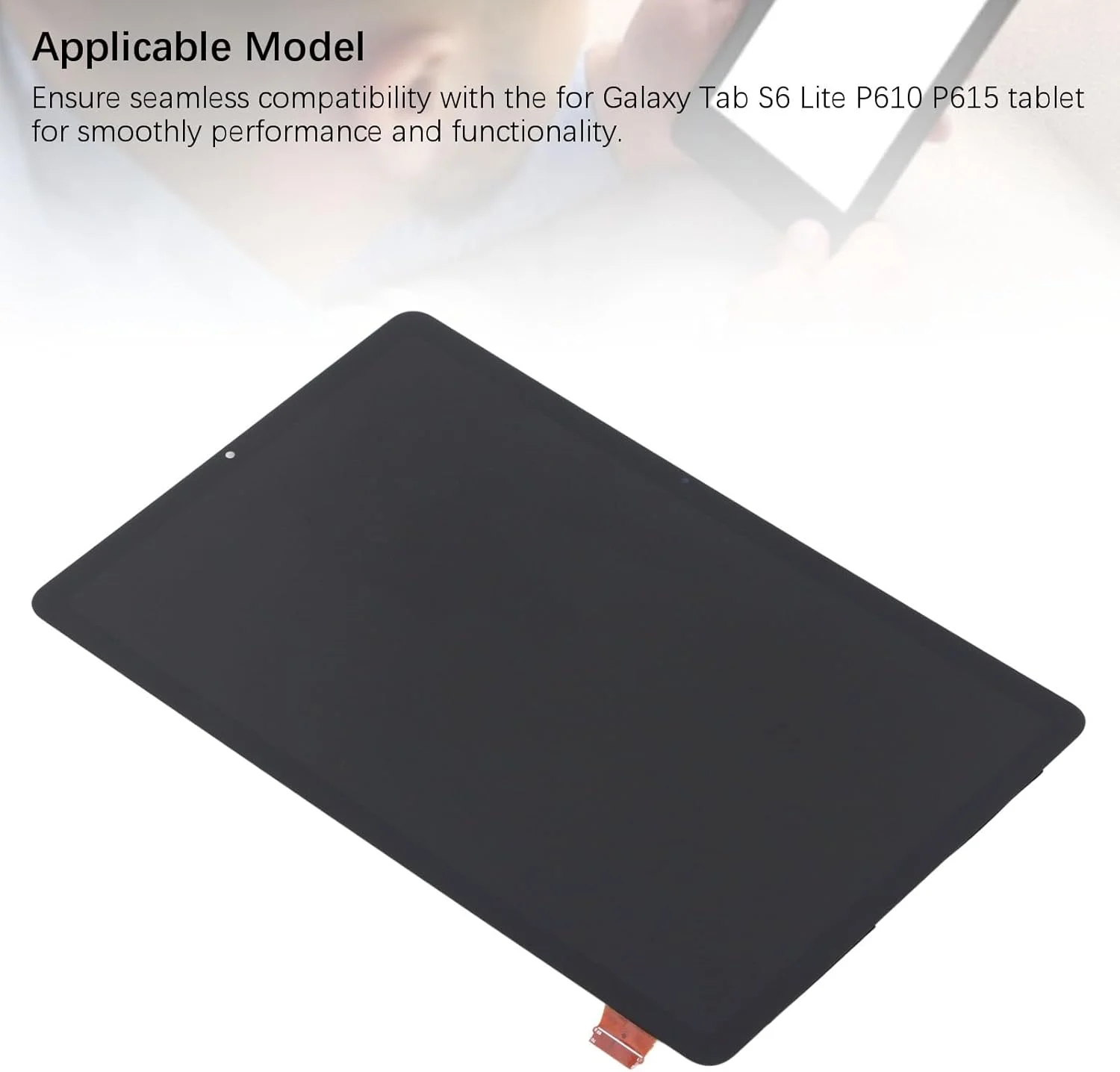 تعویض صفحه نمایش لمسی LCD تبلت Tab S6 Lite P610 P615، نمایشگر بهینه، تصاویر شفاف و واضح برای کاربران تبلت