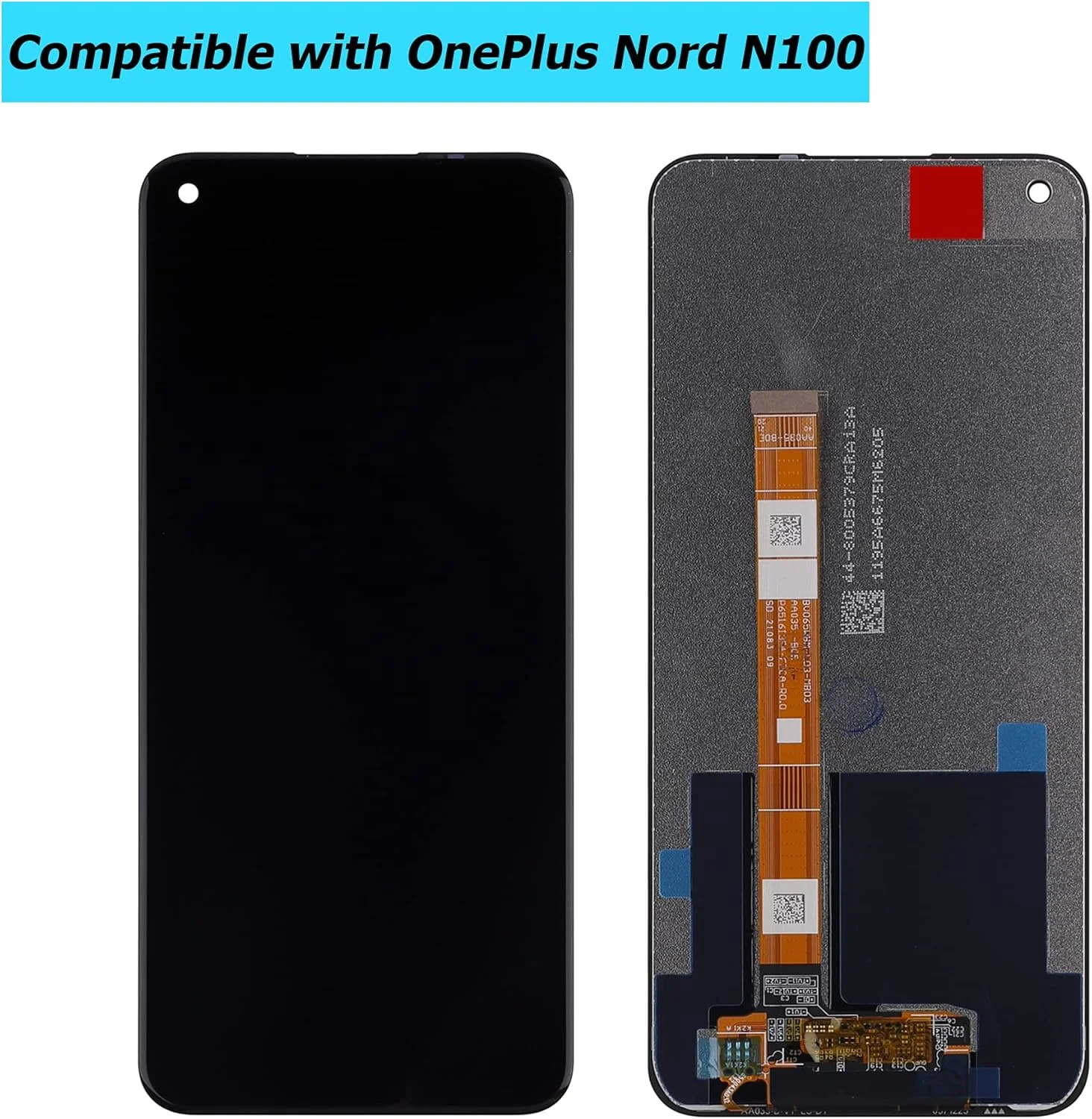 صفحه نمایش LCD سازگار با OnePlus Nord N100 BE2013 سایز 6.52 اینچ به همراه ابزار تعویض