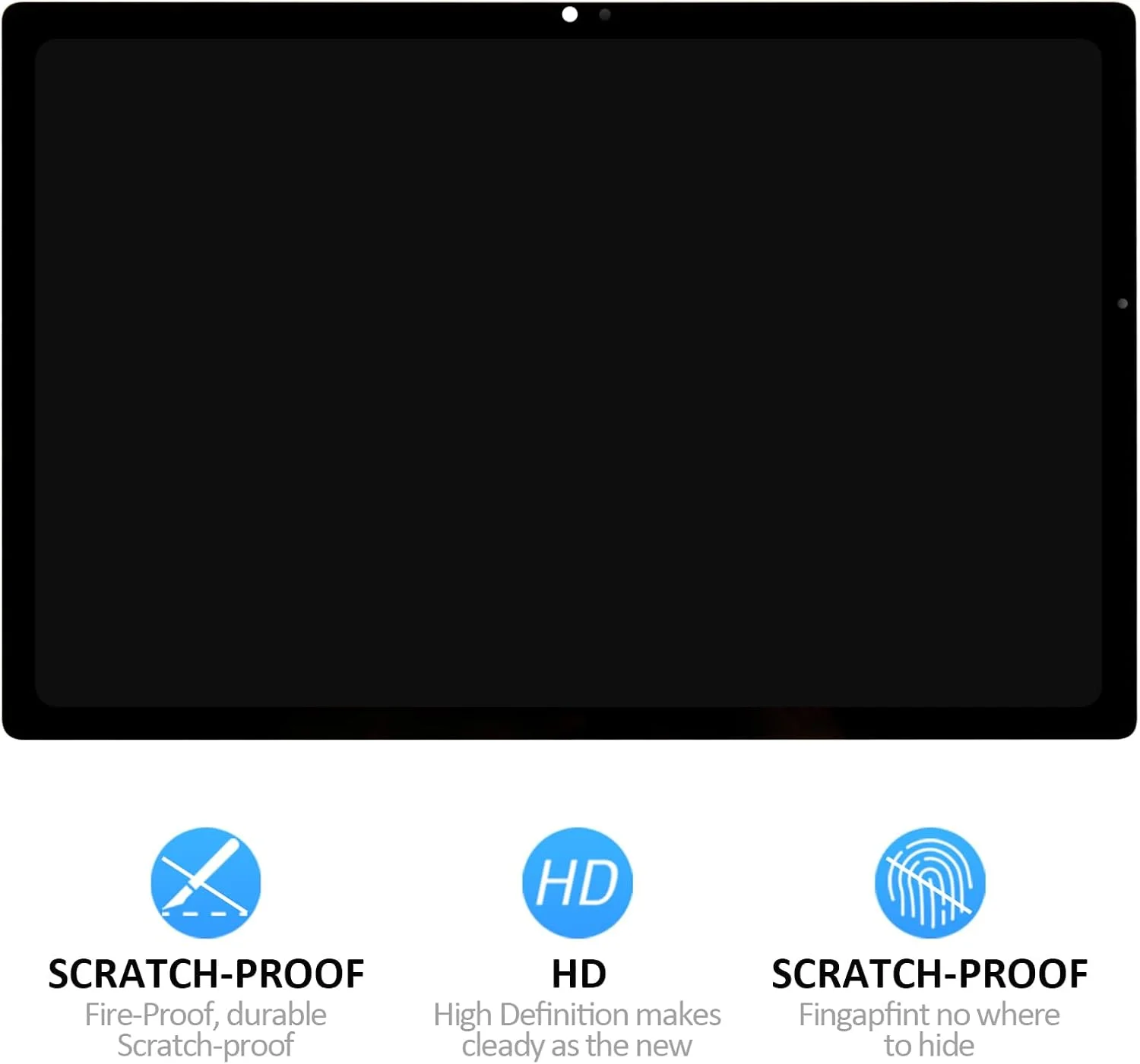 A-MIND برای جایگزینی صفحه نمایش سامسونگ گلکسی تب A8 10.5 اینچ 2021 مدل SM-X200 SM-X205، ال سی دی و تاچ اسکرین دیجیتایزر همراه با کیت ابزار