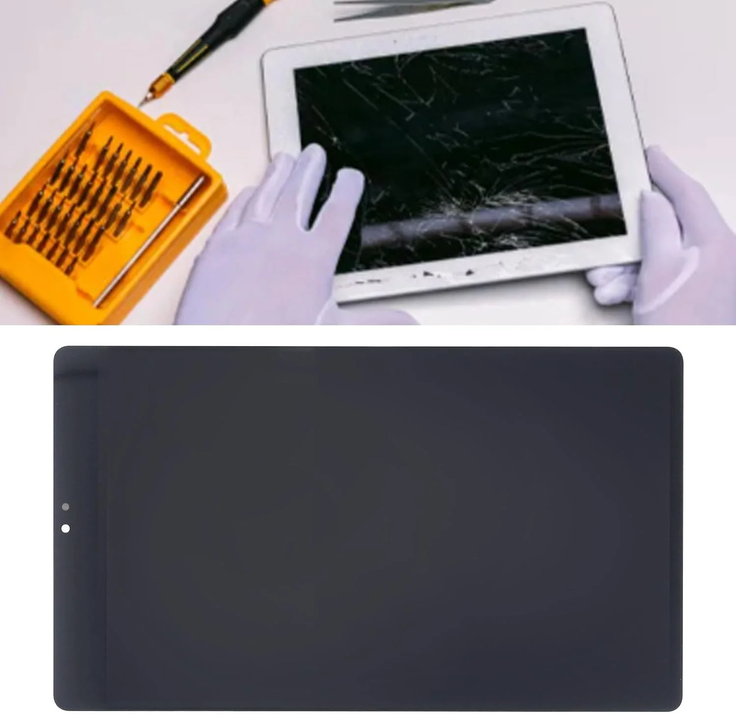 صفحه نمایش لمسی LCD جایگزین تبلت مدل Tab A7 Lite T220 T227 - صفحه مشکی