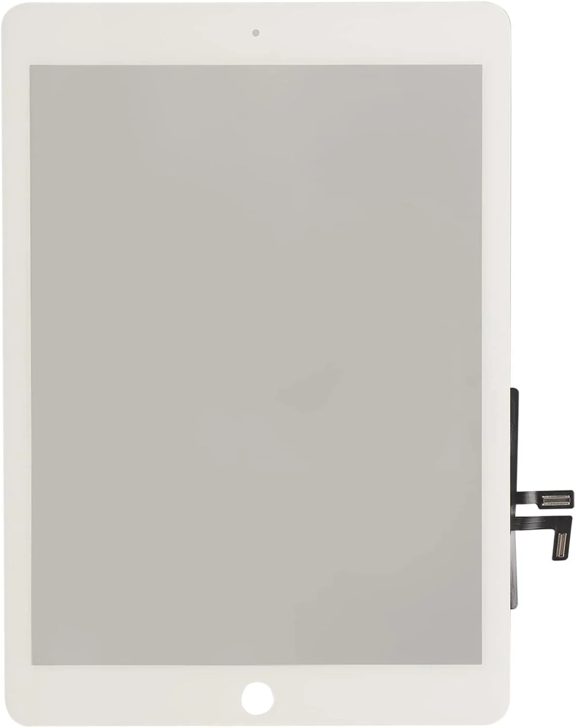 تاچ اسکرین شیشه ای تعویضی تبلت آی او اس 5 2017، تاچ اسکرین شیشه ای حرارت دیده، صفحه نمایش دیجیتایزر سفید قابل تعویض، بدون قطعه نمایشگر ال سی دی