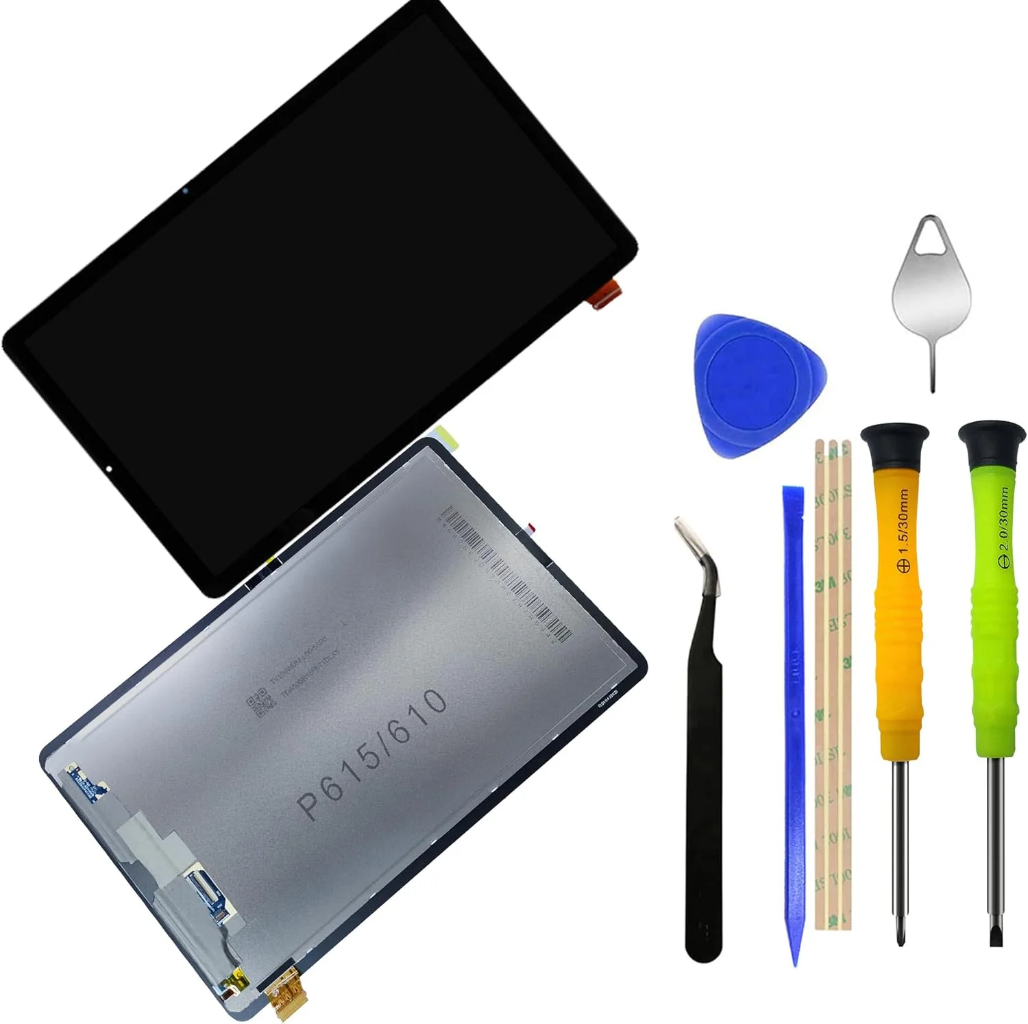 تعویض صفحه نمایش ال سی دی و دیجیتایزر لمسی Eaglewireless برای تبلت سامسونگ گلکسی تب S6 Lite P610 SM-P610 SM-P615 10.4 اینچ + ابزار و چسب
