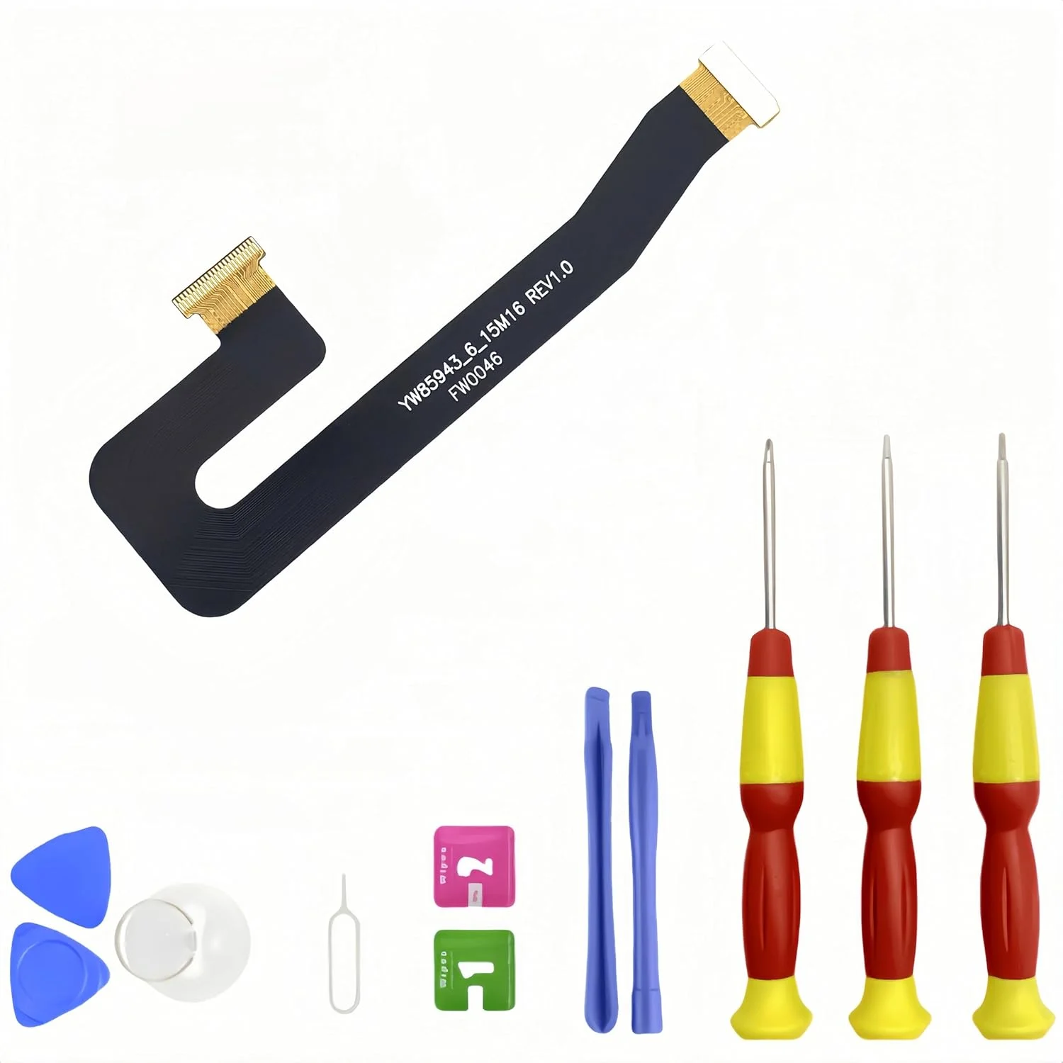 کابل فلت اتصال LCD تبلت گلکسی Tab A7 جایگزین کابل فلت برد اصلی مادربرد سامسونگ گلکسی A7 به همراه ابزار تعمیرات 10.4 اینچ 2020 SM-T500 T505