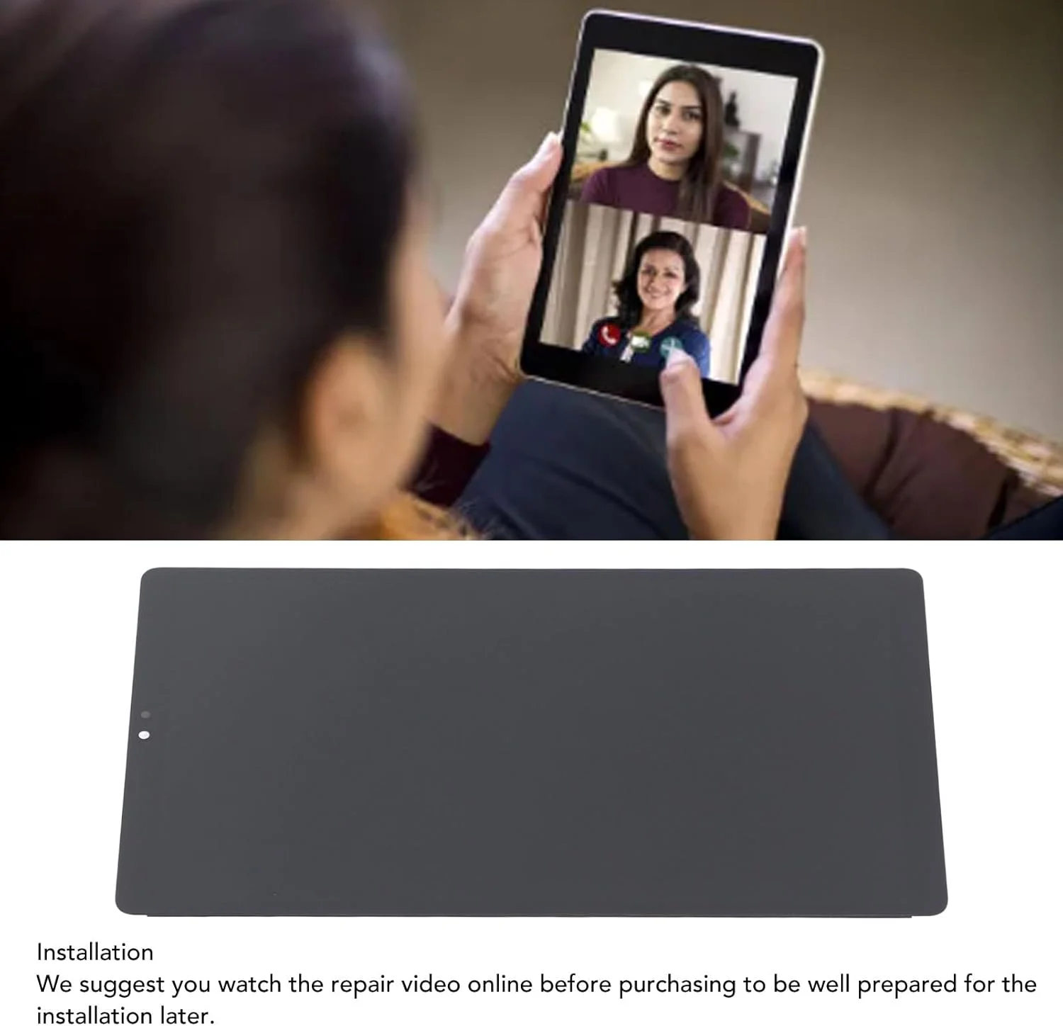 تعویض صفحه نمایش تبلت، تاچ اسکرین دیجیتایزر ال سی دی مشکی مناسب برای تب A7 Lite T220 T227، قطعه سازگار برای رفع مشکلات، کیفیت عالی به همراه دستورالعمل نصب، ایده آل برای