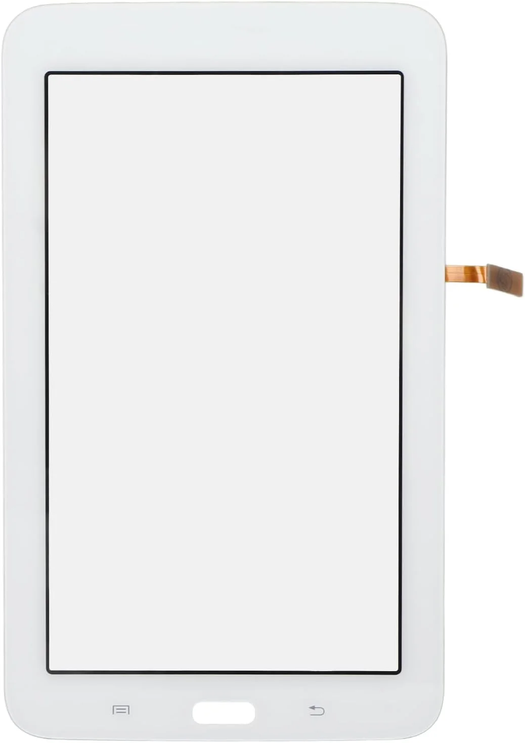 صفحه لمسی تبلت ciciglow برای تبلت سامسونگ گلکسی تب 3 لایت SM T110 7.0 اینچ، صفحه لمسی شیشه ای دیجیتایزر، قطعات جایگزین، پنل جلویی تبلت (سفید)