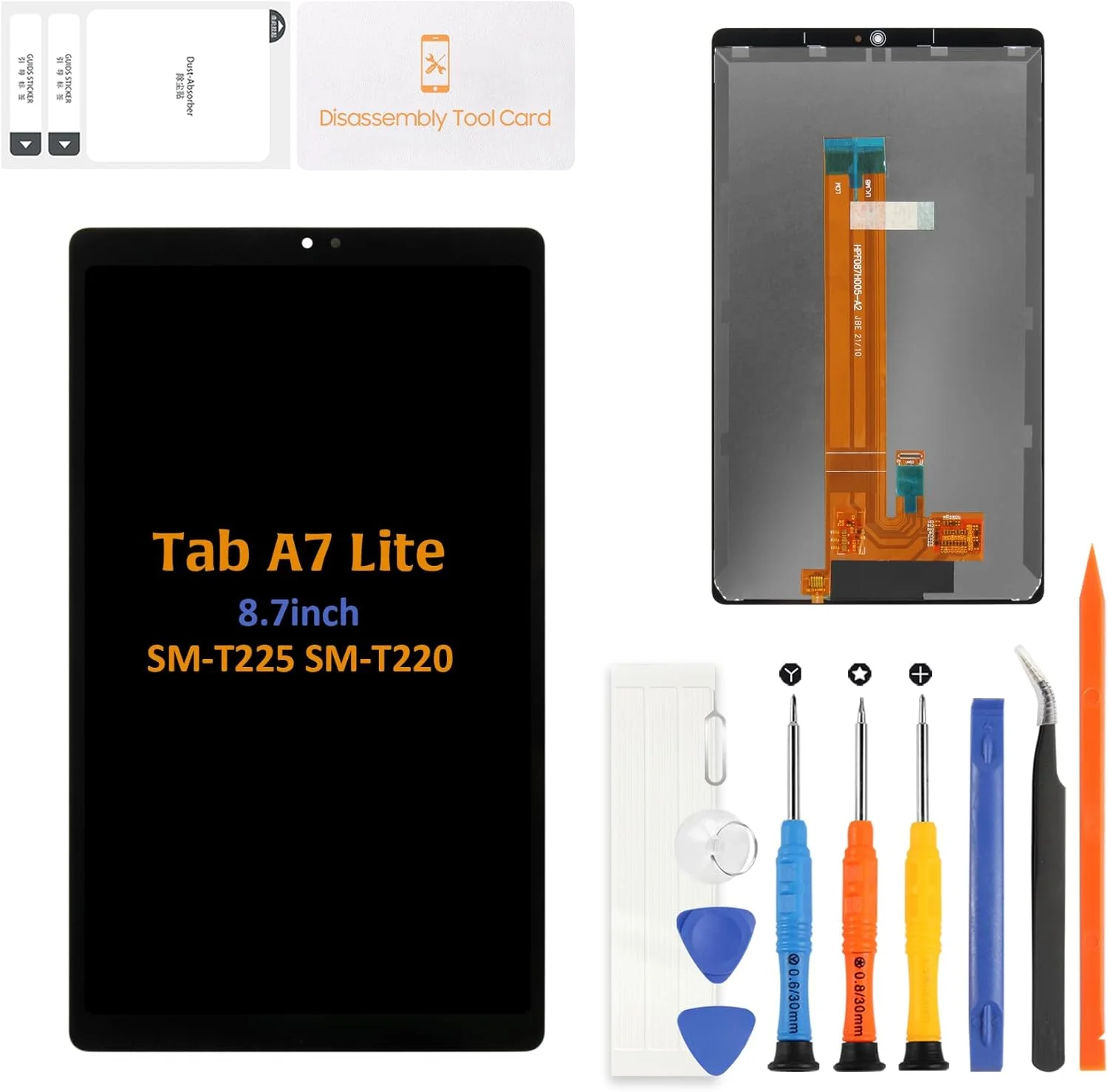 مجموعه صفحه نمایش LCD و تاچ اسکرین تبلت سامسونگ گلکسی A7 Lite مدل SM-T220 SM-T227U