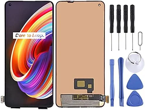 مجموعه کامل صفحه نمایش LCD و دیجیتایزر برای OPPO Realme X7 Pro RMX2121 RMX2111 (مشکی)