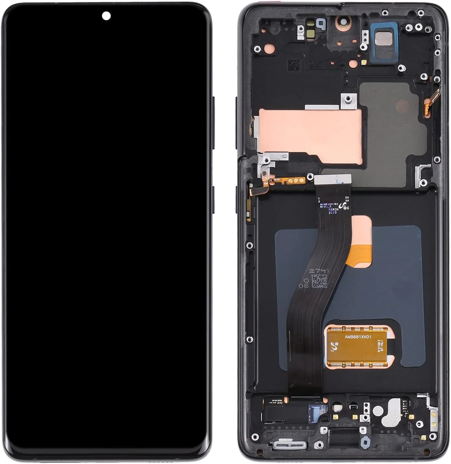 صفحه نمایش ال سی دی برای گوشی سامسونگ گلکسی S21 Ultra 5G SM-G998B به همراه تاچ و فریم