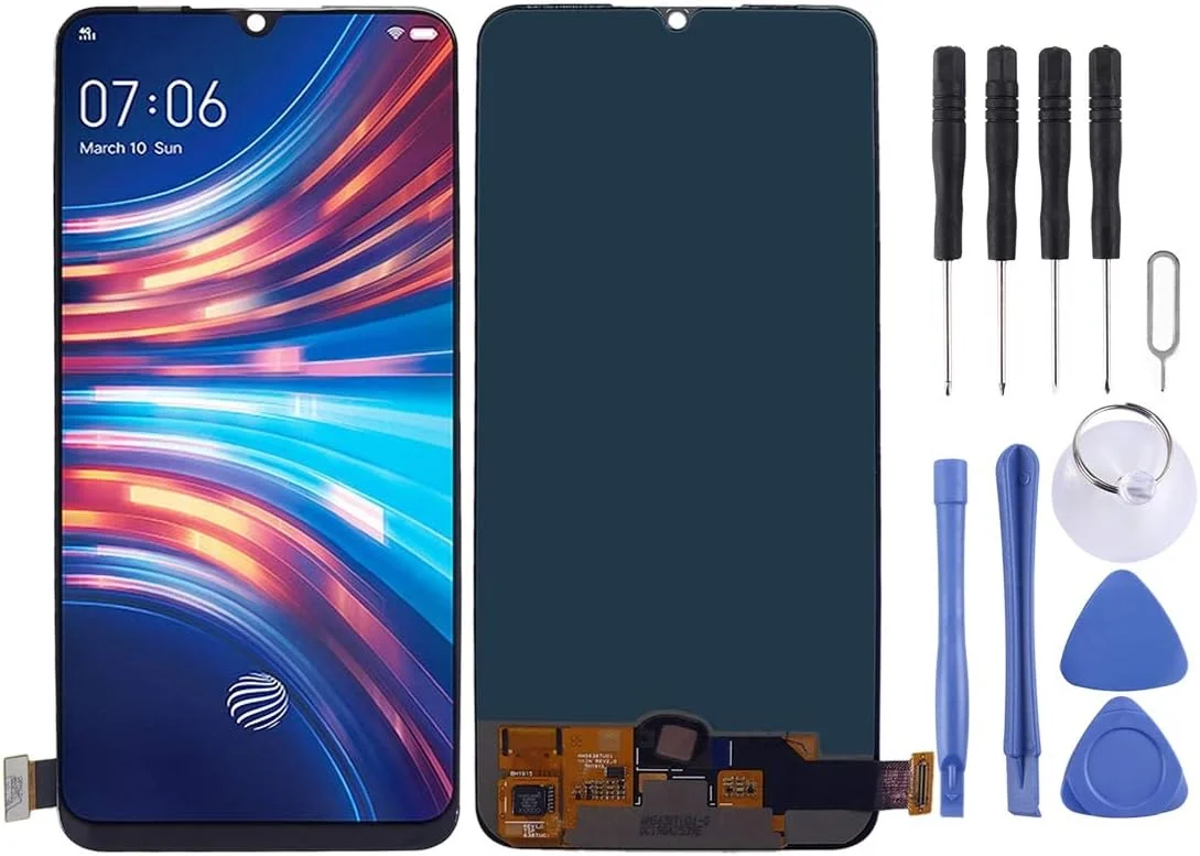 صفحه نمایش LCD برای ویوو Y7s / Z5 V1921A V1921T (چین) / S1 V1907 (آسیا) / V17 Neo همراه با دیجیتایزر (مشکی) مونتاژ کامل