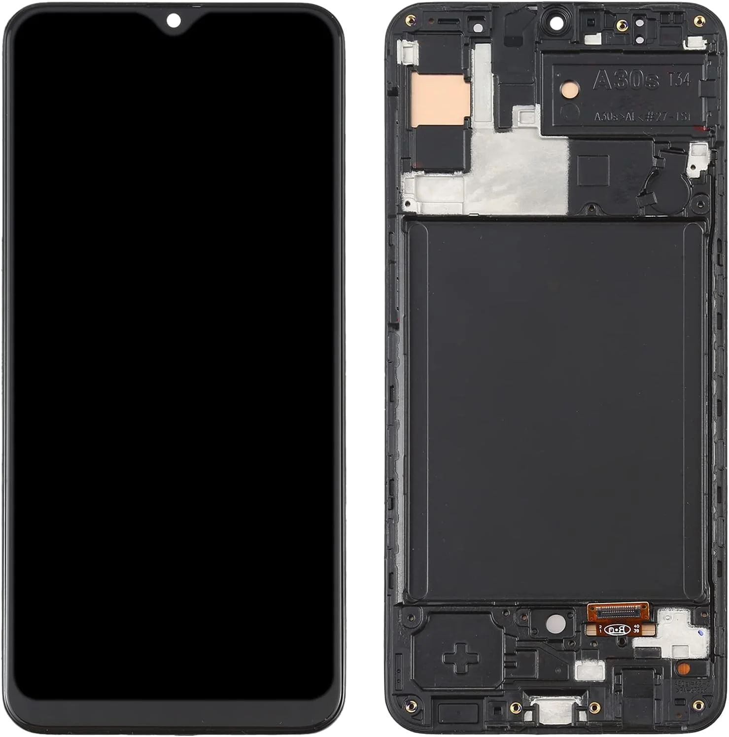 صفحه نمایش ال سی دی OLED مدل CHENYAN برای گوشی سامسونگ گلکسی A30S SM-A307 به همراه فریم (مشکی)