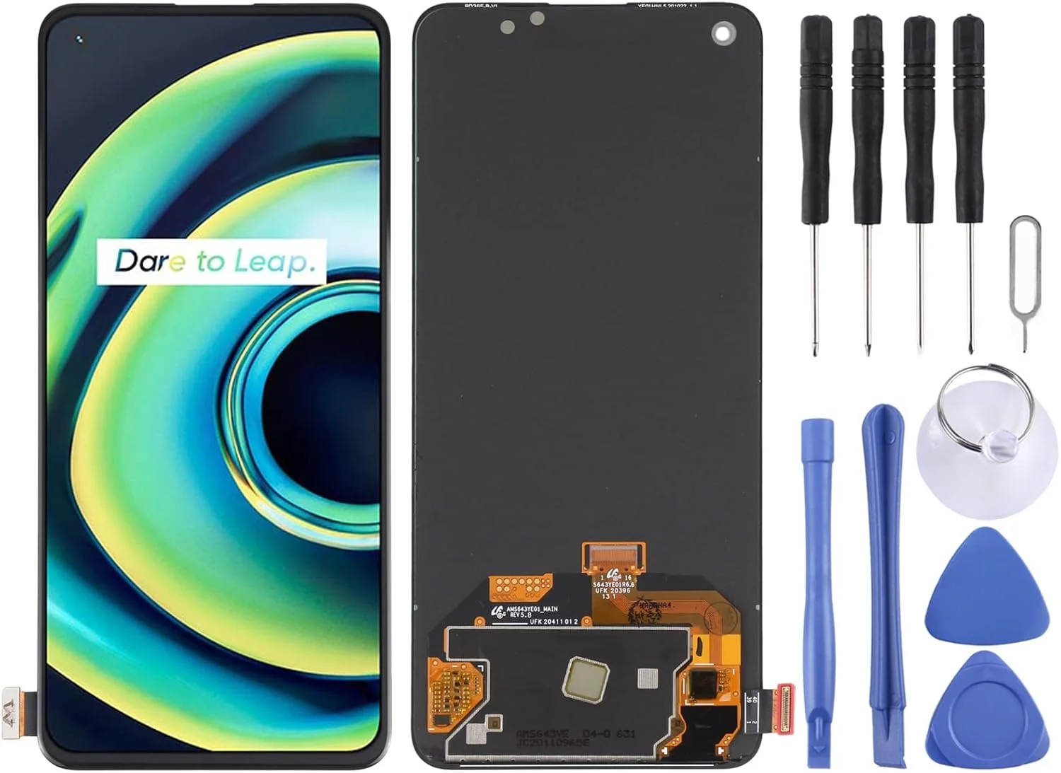 مجموعه کامل ال سی دی شامل صفحه نمایش ال سی دی و دیجیتایزر مناسب برای گوشی OPPO Realme Q3 Pro 5G / Realme Q3 Pro Carnival RMX2205