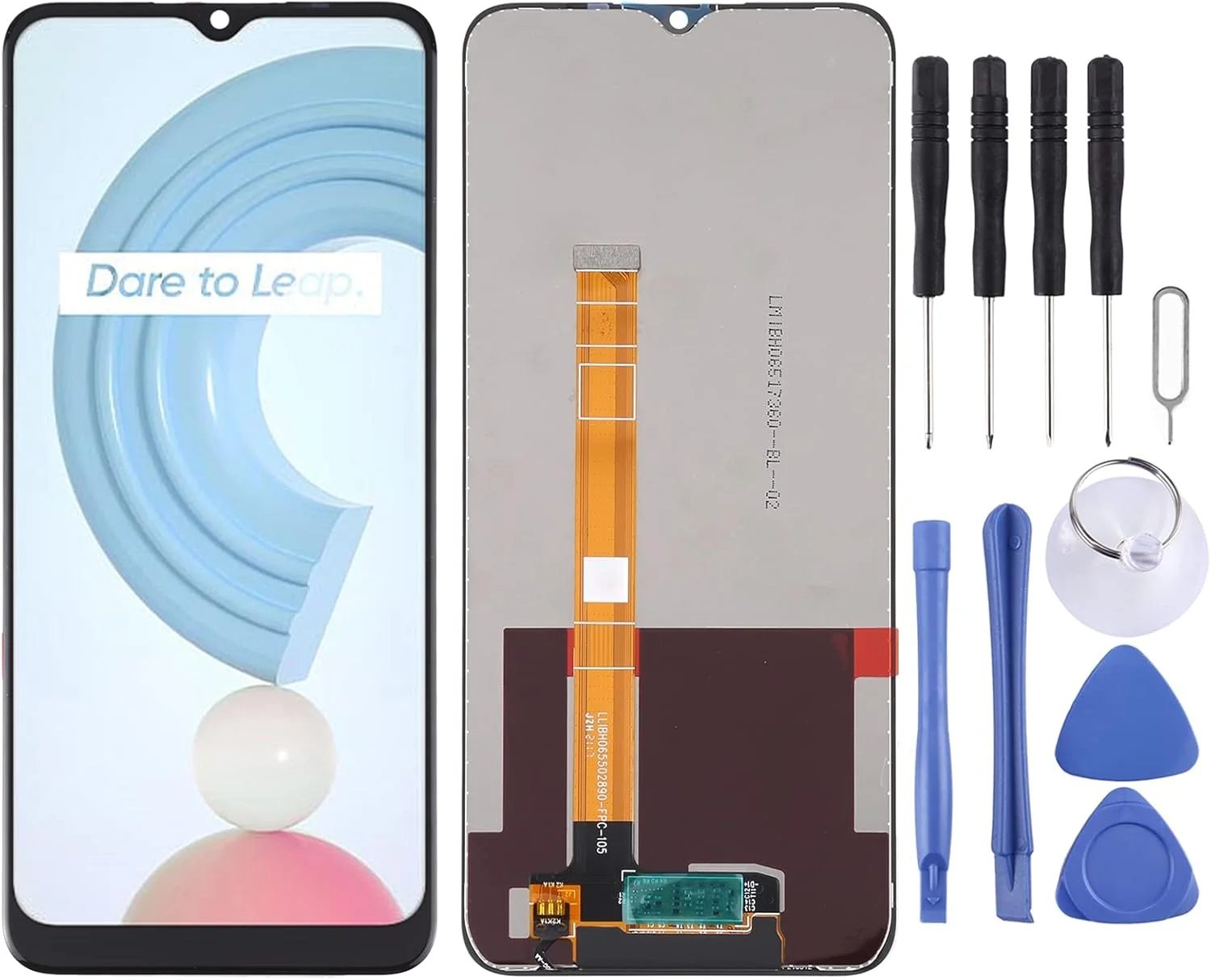 مجموعه کامل صفحه نمایش LCD و دیجیتایزر برای OPPO Realme C21Y RMX3261