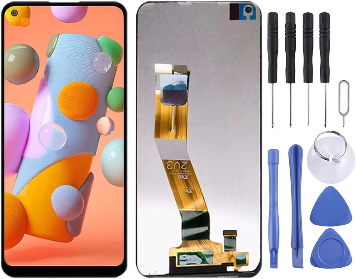 مجموعه کامل صفحه نمایش LCD و دیجیتایزر موبایل DCVE برای گوشی سامسونگ گلکسی A11