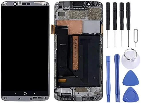 صفحه نمایش ال سی دی و دیجیتایزر کامل AMOLED به همراه فریم برای گوشی ZTE Axon 7 A2017 A2017U A2017G