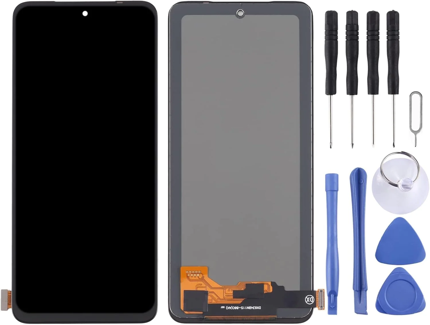 صفحه نمایش ال سی دی گوشی موبایل UFOM، صفحه نمایش ال سی دی با متریال TFT و مجموعه کامل دیجیتایزر برای گوشی شیائومی Redmi Note 11 4G/Redmi Note 11S 4G/Poco M4 Pro، قطعات جایگزین گوشی