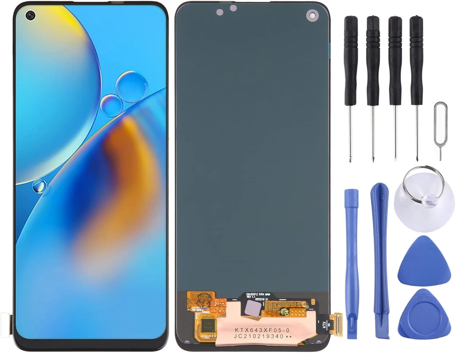 صفحه نمایش OLED LCD به همراه تاچ اسکرین برای گوشی های OPPO Reno7 Z 5G / Reno6 Lite / Realme 8 4G / A96 5G / A95 4G / A74 4G / F19 / F19S / F21 Pro 5G