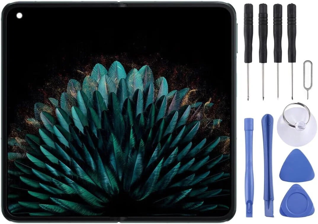 صفحه نمایش LCD جایگزین گوشی موبایل برای OPPO Find N2 به همراه دیجیتایزر، قطعه تعمیر مونتاژ کامل