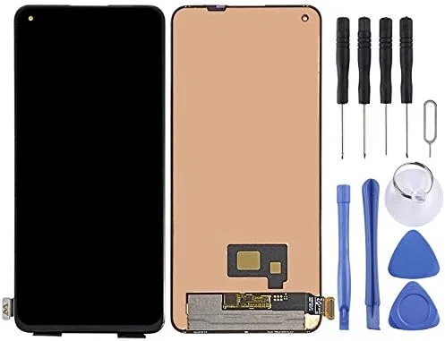 صفحه نمایش AMOLED LCD برای OnePlus 8T 5G KB2001 KB2000 KB2003 به همراه تاچ اسکرین (مشکی)