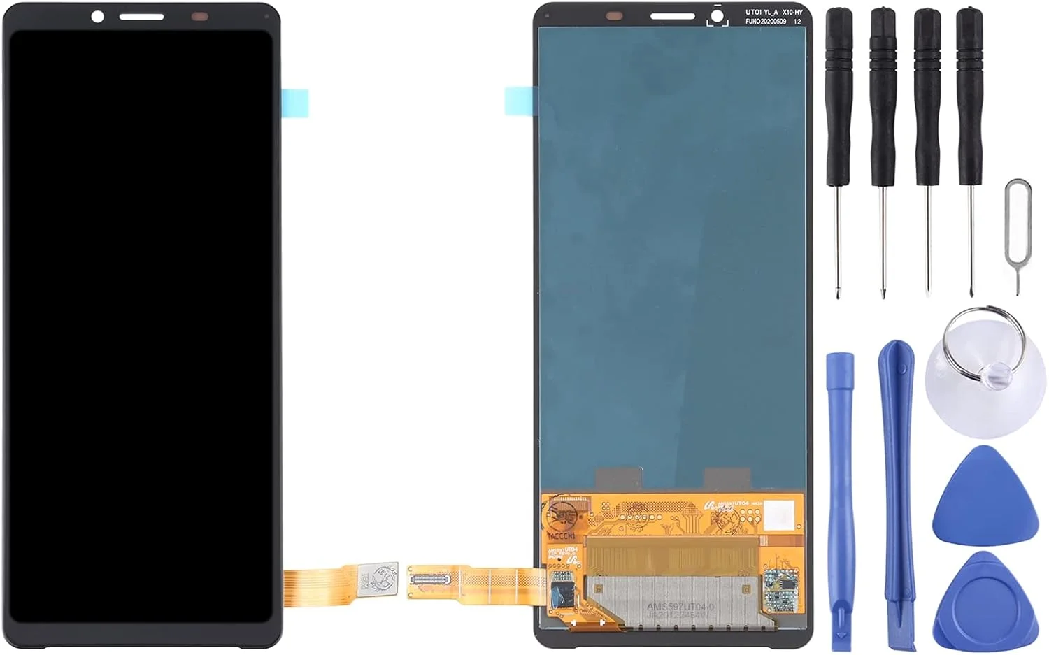 مجموعه کامل صفحه نمایش ال سی دی و دیجیتایزر جایگزین تلفن همراه برای سونی اکسپریا 10 II