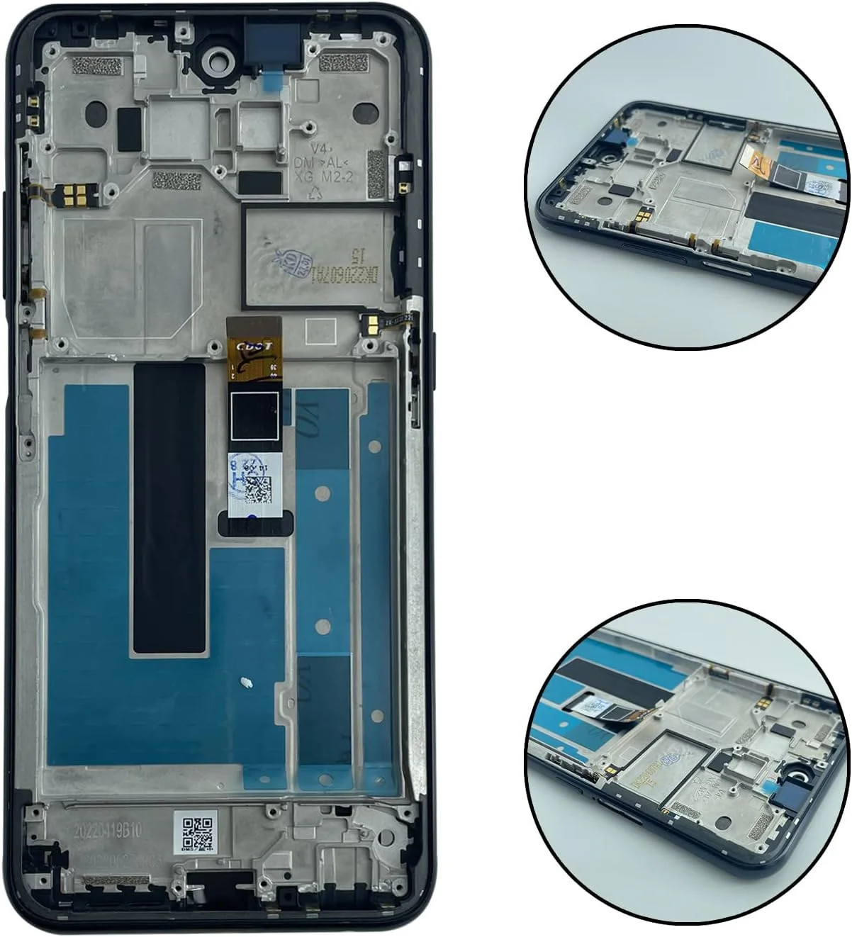 صفحه نمایش ال سی دی 6.67 اینچی نوکیا X100 TA-1399 به همراه تاچ اسکرین و فریم