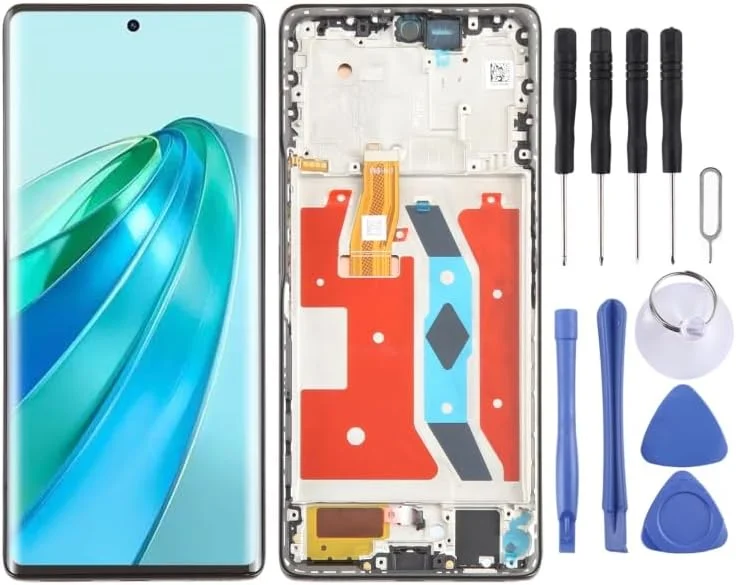 تاچ ال سی دی جایگزین گوشی موبایل مناسب برای Honor X9A، مجموعه کامل دیجیتایزر صفحه نمایش ال سی دی با فریم