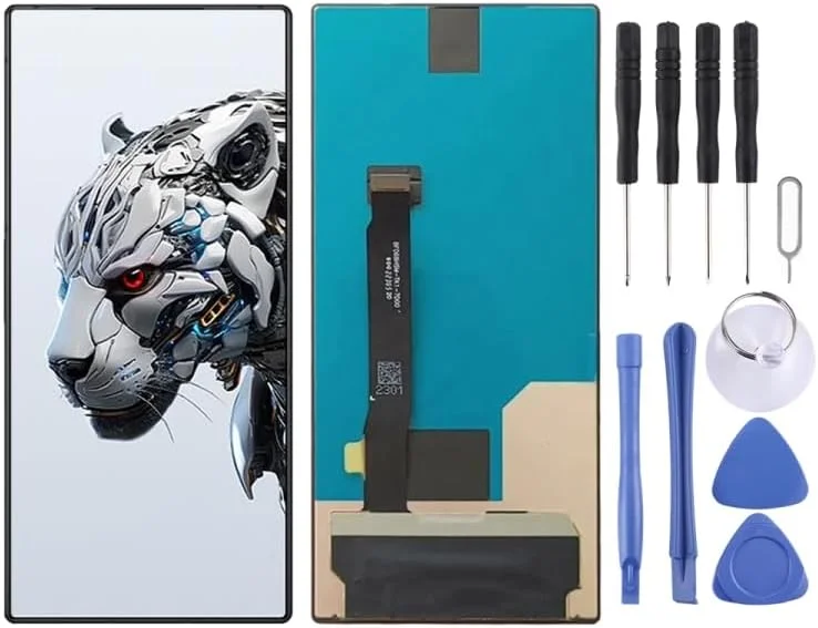 قطعه جایگزین موبایل برای گوشی ZTE nubia Red Magic 8S Pro، صفحه نمایش AMOLED LCD به همراه تاچ اسکرین