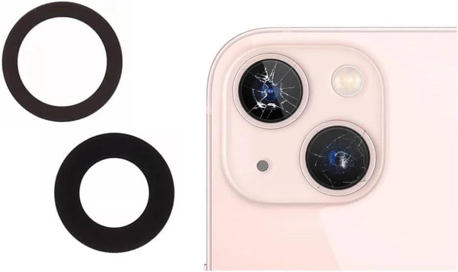 شیشه لنز دوربین پشتی موبایل Kyrahh، قطعه تعویضی برای موبایل آیفون (آیفون 13)