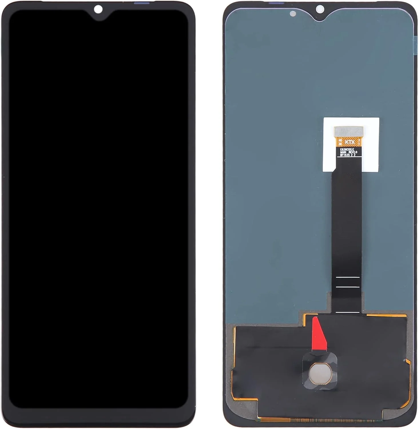 صفحه نمایش LCD جایگزین تلفن همراه برای Realme X2 Pro OLED LCD با دیجیتایزر، قطعه تعمیر مونتاژ کامل