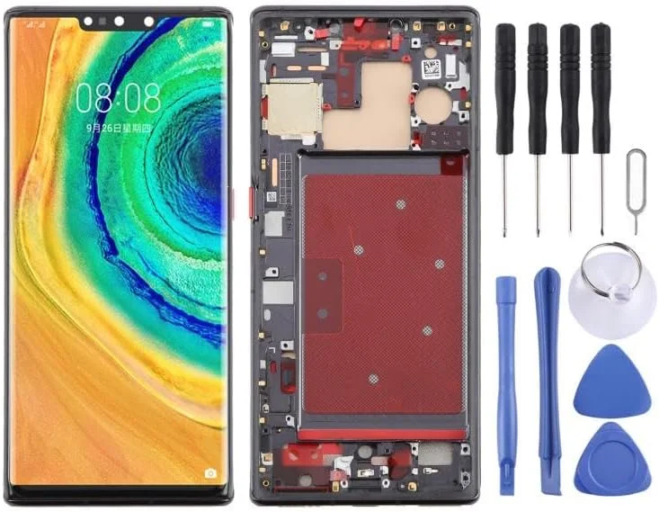 تاچ ال سی دی جایگزین گوشی برای Huawei Mate 30 Pro TFT LCD صفحه نمایش دیجیتایزر مونتاژ کامل با قاب، عدم پشتیبانی از شناسایی اثر انگشت