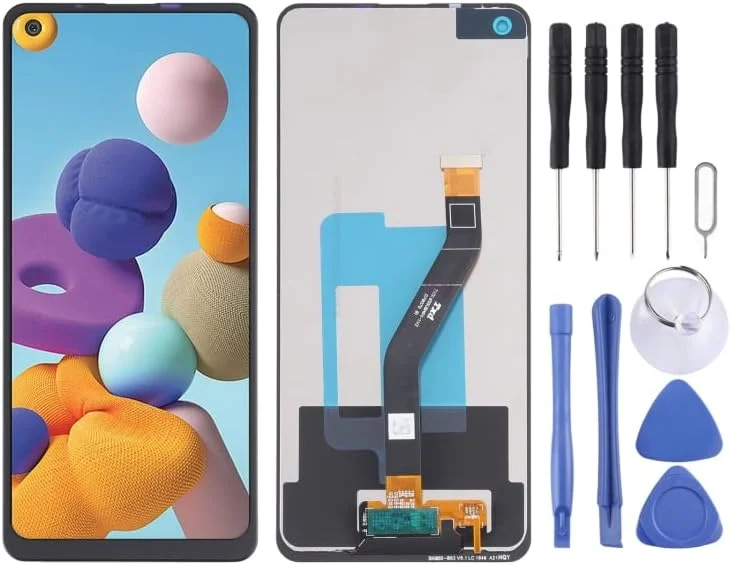 صفحه نمایش ال سی دی جایگزین گوشی موبایل به همراه تاچ دیجیتایزر برای گوشی سامسونگ گلکسی A21