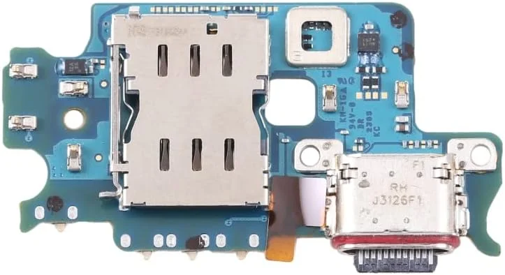 صفحه نمایش LCD جایگزین گوشی موبایل برای گلکسی S23 5G SM-S911E برد درگاه شارژ قطعات سری گلکسی S