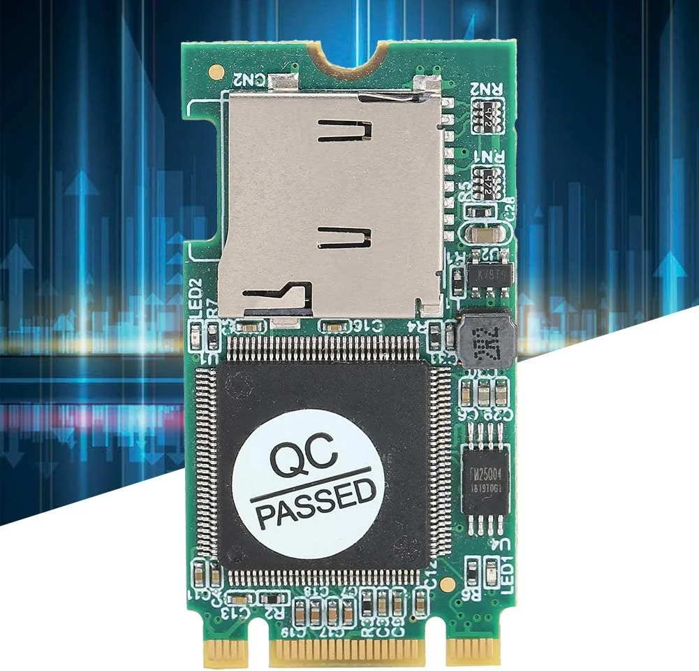 کارت آداپتور NGFF M.2، کارت آداپتور SSD صنعتی تعبیه شده برای مادربردهای کامپیوترهای صنعتی/کامپیوترهای تبلت/ مسیریابی نرم/ماشین های POS/دستگاه های ضبط هارد دیسک