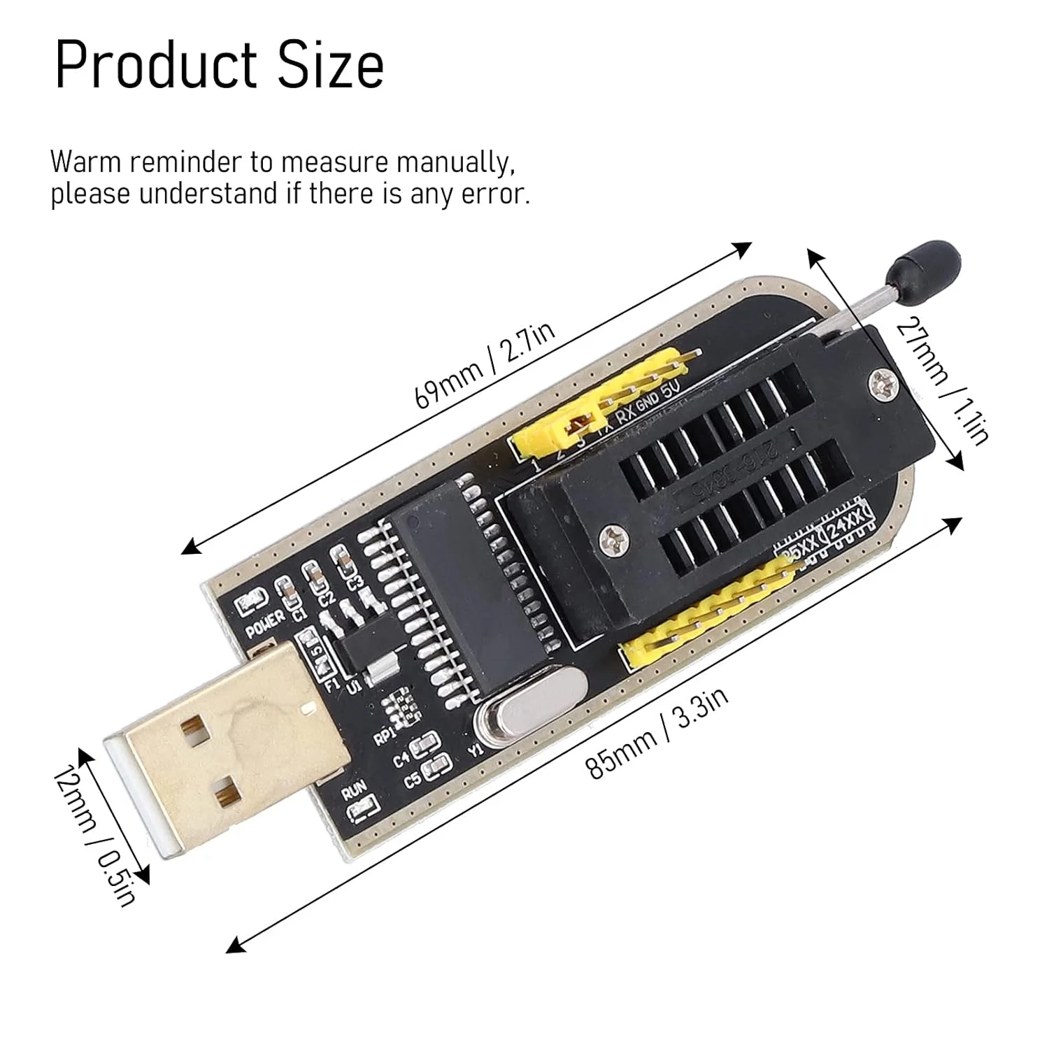 مجموعه گیره تست مادربرد Eujgoov، لوازم جانبی برد اصلی پروگرامر USB تراشه فلش با فرمت پین SOIC/SOP برای 242593