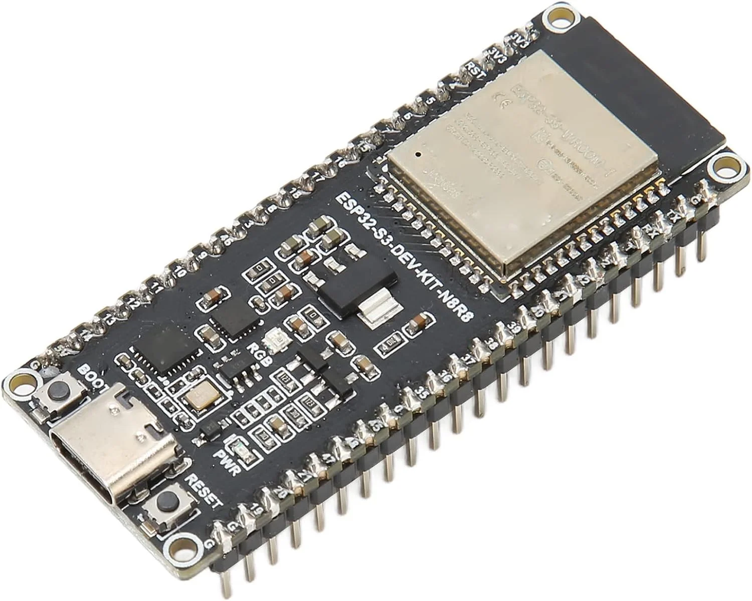 برد توسعه وای فای بلوتوث Bewinner S3، میکروکنترلر 2.4 گیگاهرتز، پردازنده دوگانه 240 مگاهرتز، 512 کیلوبایت SRAM، 8 مگابایت PSRAM و فلش 8 مگابایتی