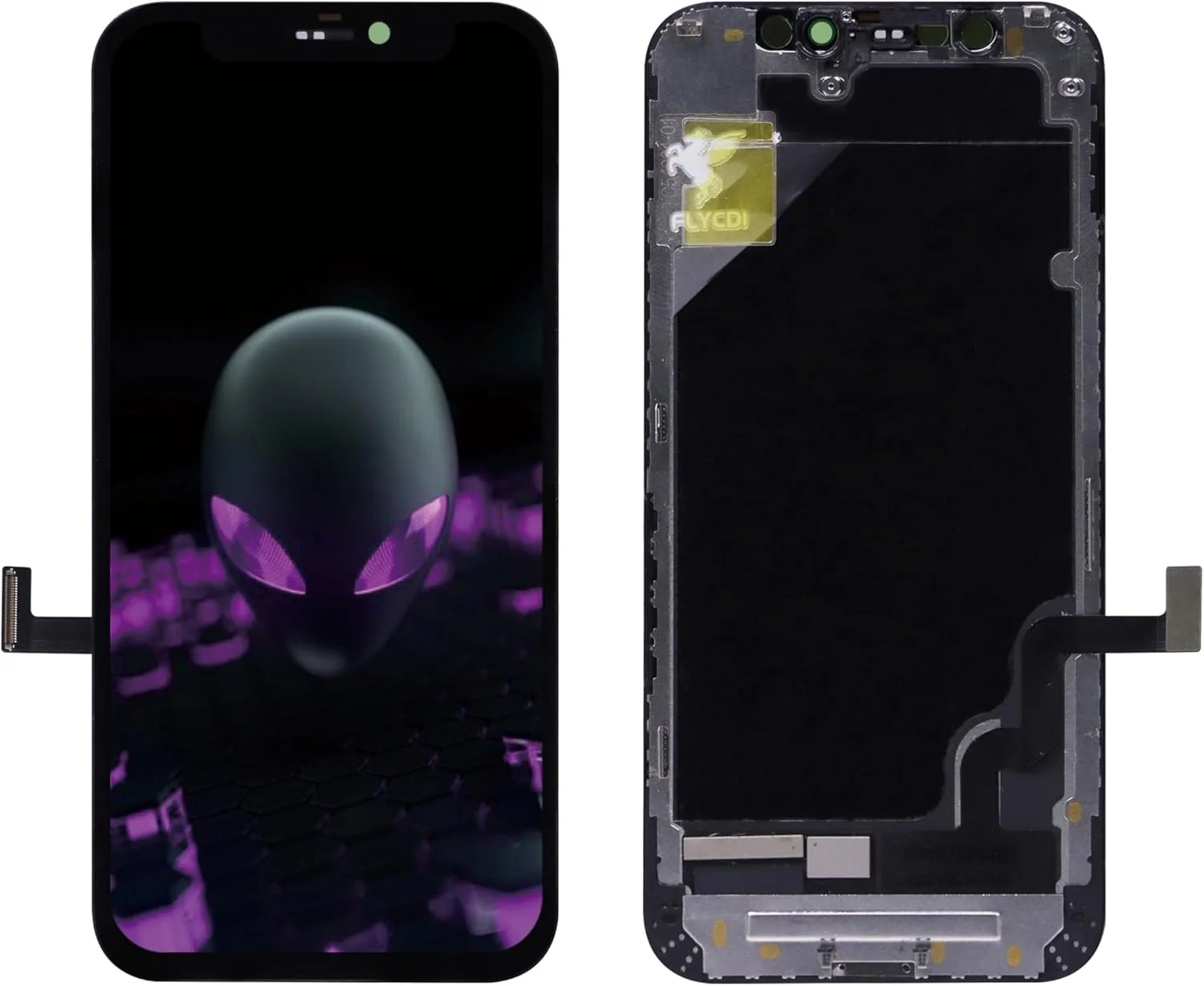 کیت تعویض صفحه نمایش LCD آیفون 12 مینی FLYCDI، صفحه نمایش INCELL IC قابل جابجایی، به همراه ابزار نصب، روشنایی بالا، قطعات تعمیر تلفن همراه (مخصوص آیفون 12 مینی INCELL IC قابل جابجایی)