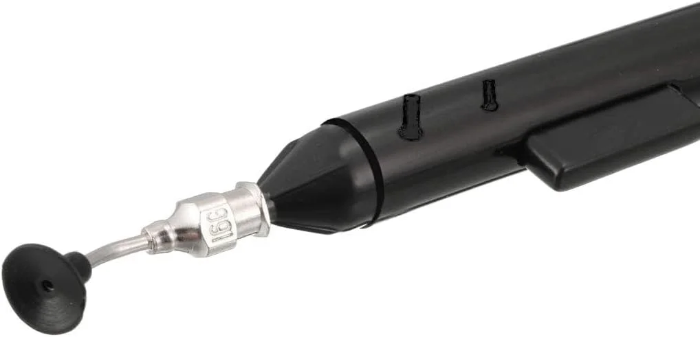 قلم وکیوم XYWHPGV با 3 پد مکش، ابزار حذف لحیم مشکی برای تعویض صفحه نمایش تلفن همراه تراشه IC SMD، 2 عدد (ce958 c4ee8 bf877 bd0e7 4b9e7 68138