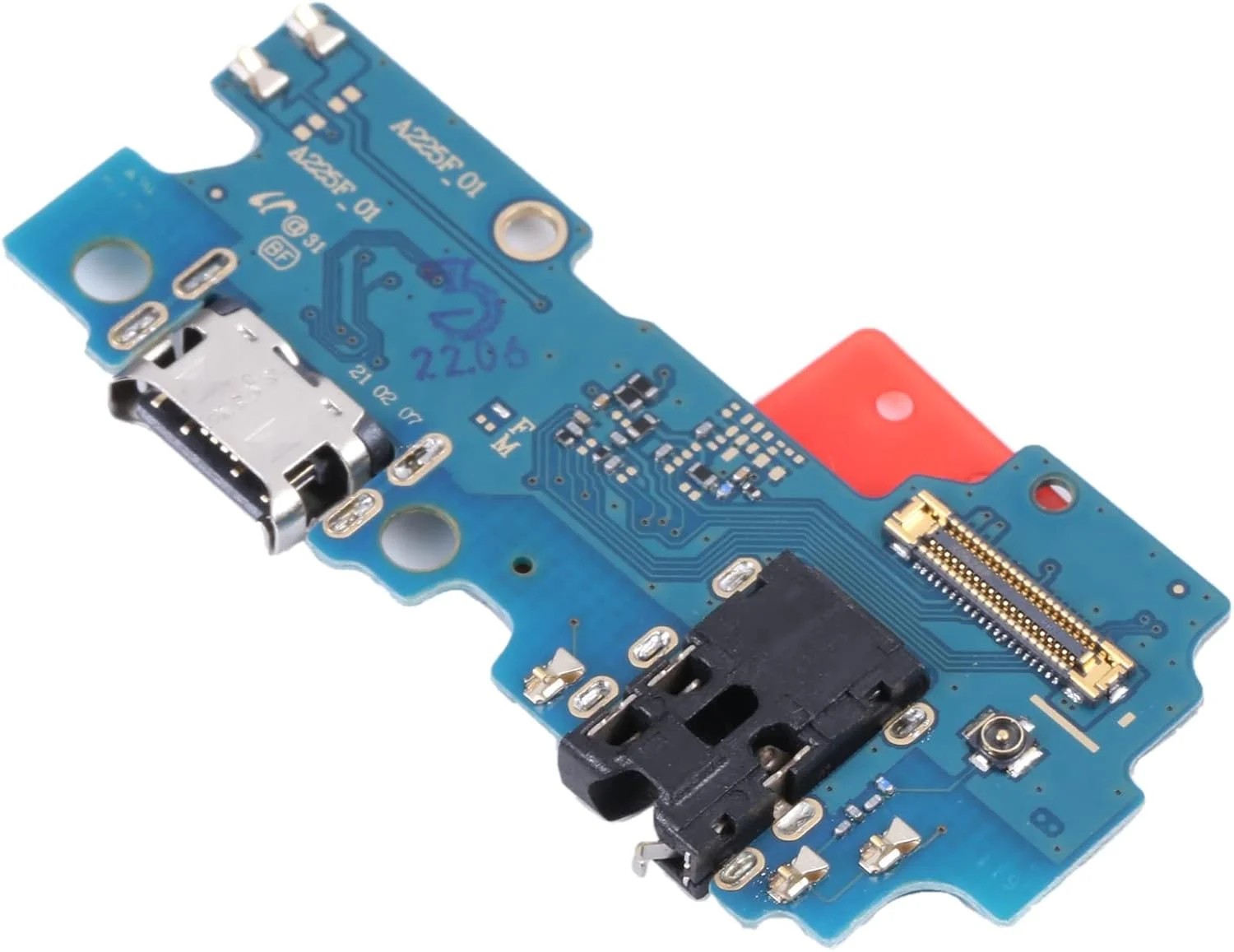 قطعه تعویضی پورت شارژ گوشی موبایل مناسب برای گلکسی A22 4G SM-A225 به همراه آی سی